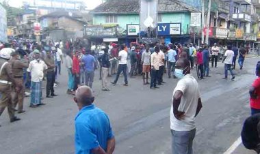 ஹட்டன் நகரில் முன்னெடுக்கப்பட்ட பாரிய ஆர்ப்பாட்டம்