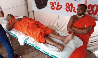 காலிமுகத்திடலில் பௌத்த தேரர் உண்ணாவிரதப் போராட்டம்