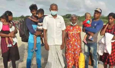 அகதிகளாக தனுஷ்கோடி சென்ற 15 இலங்கை தமிழர்கள் 