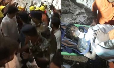 ஆழ்துளை கிணற்றுக்குள் விழுந்த சிறுவன் உயிருடன் மீட்பு