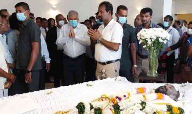 நடிகர் தர்ஷன தர்மராஜின் பூதவுடலுக்கு அஞ்சலி செலுத்திய ஜனாதிபதி