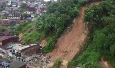 பிரேசிலில் மண்சரிவு : வீதி, ரயில் வழித் தொடர்புகள் துண்டிப்பு