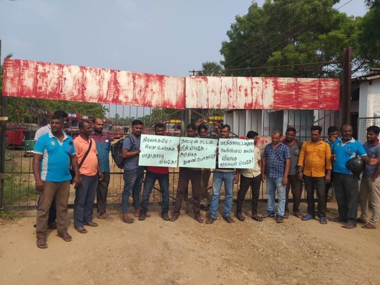 மன்னார் போக்குவரத்து சபை சாரதிகள் பணி புறக்கணிப்பு
