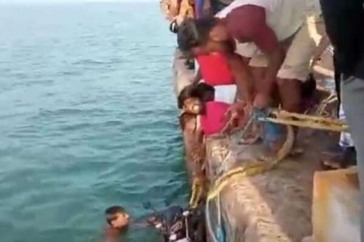 ’டிக்-டாக்’ எடுக்கும்போது கடலில் விழுந்த யாழ். இளைஞன்