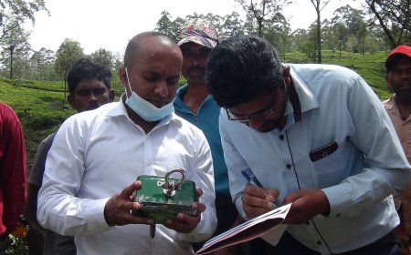 கொழுந்து அளவீடு செய்யும் டிஜிட்டல் தாராசு பறிமுதல்