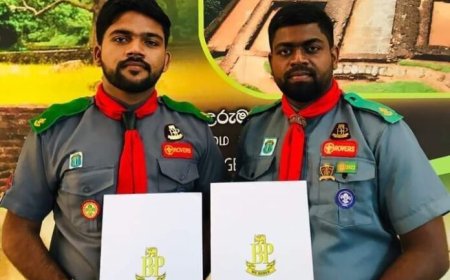 யாழில் இருவருக்கு பேடன் பவல் விருது!