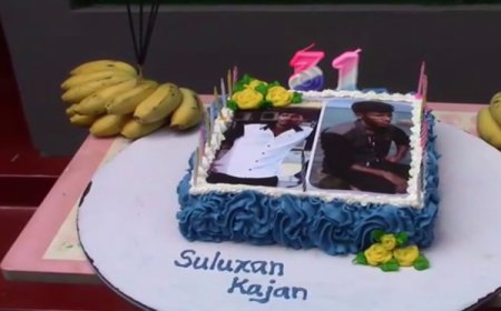 பொலிஸாரால் கொல்லப்பட்ட   சுலக்சனின்  பிறந்தநாள் 