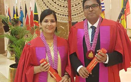 ஒரே நேரத்தில் வைத்திய நிபுணர்களாகிய தம்பதியர்!