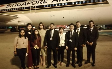 இலங்கையில் தரையிறங்கிய சிங்கப்பூர் விமானம்