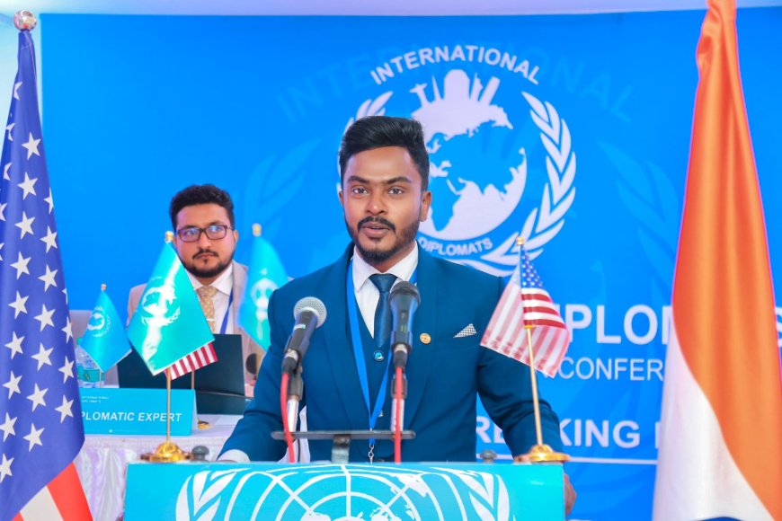 சர்வதேச இராஜதந்திரிகள் மாநாட்டில் ரகு இந்திரகுமார்