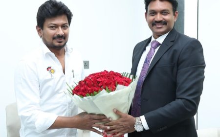 அமைச்சர் உதயநிதி - ஆளுநர் செந்தில் சந்திப்பு!