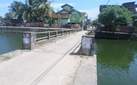 ஆபத்தான நிலையிலுள்ள ஒடுக்கமான பாலம்; அச்சத்தில் மக்கள்