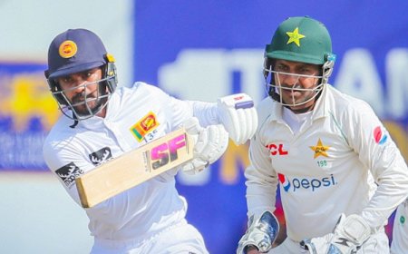 Dhananjaya de Silva slams his 10th Test century