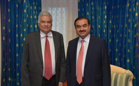 அஜித் தோவல் மற்றும் கௌதம் அதானியுடன் ஜனாதிபதி ரணில் சந்திப்பு