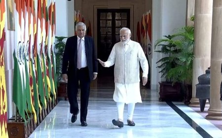 மோடியை சந்தித்தார் ஜனாதிபதி ரணில்