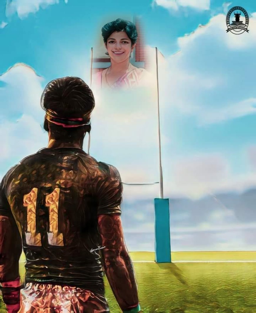 தாயின் சடலம் மலர்சாலையில் இருக்க தனது கல்லூரியை வெற்றி பெற செய்த ரக்பி வீரர்!