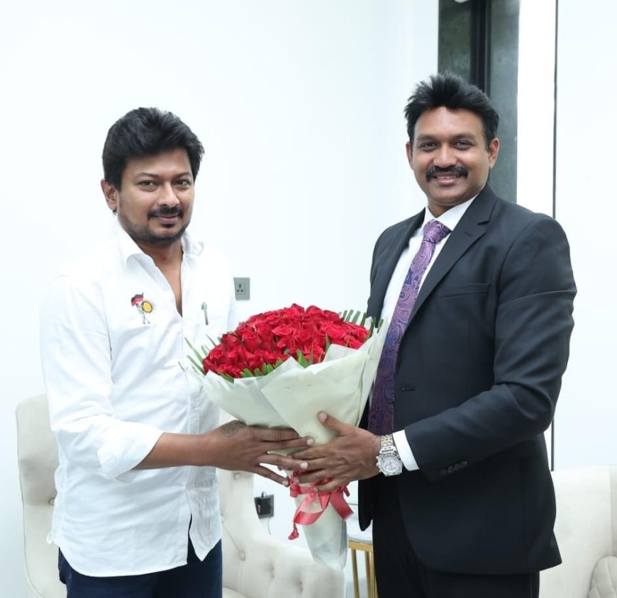 அமைச்சர் உதயநிதி - ஆளுநர் செந்தில் சந்திப்பு!