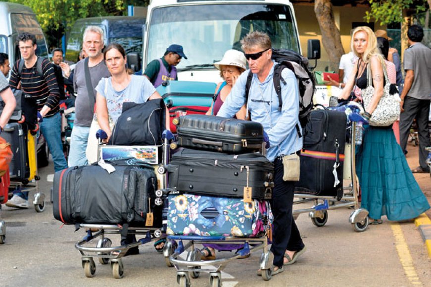 Tourist arrivals top 55,000 in July