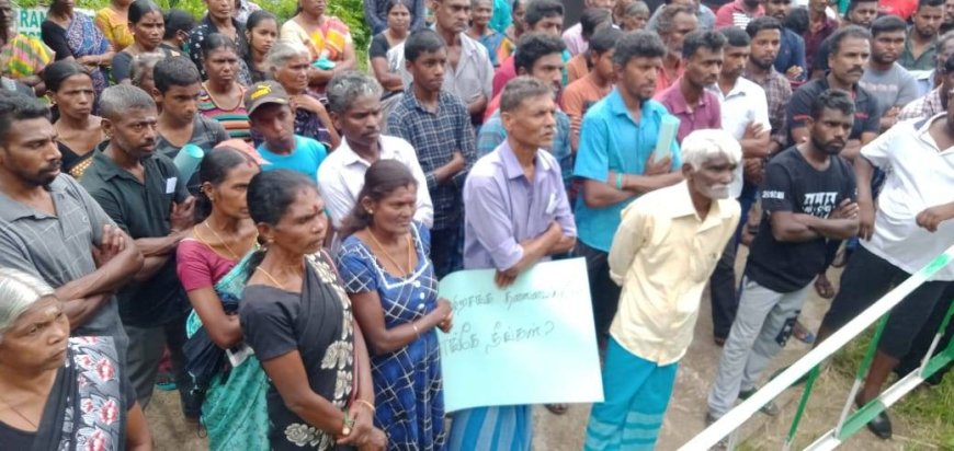 தோட்டத்தில் இருந்து வெளியேற்றப்படுவதை எதிர்த்து ரம்பொடையில் ஆர்ப்பாட்டம்