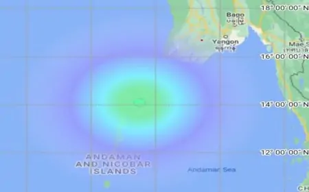 அந்தமானில் நிலநடுக்கம்; ரிக்டர் அளவில் 4.3 ஆக பதிவு