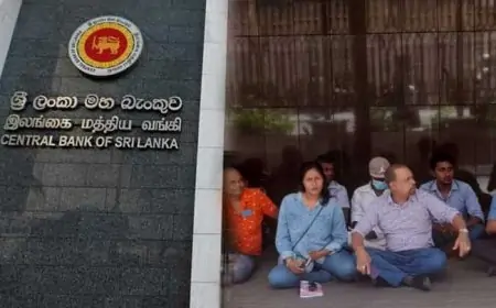 இலங்கை மத்திய வங்கி வளாகத்தில் 09 பேர் கைது 