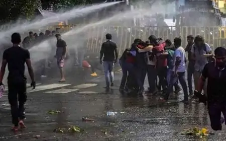 போராட்டத்தில் ஈடுபட்ட 22 பேர் பொலிஸாரால் கைது