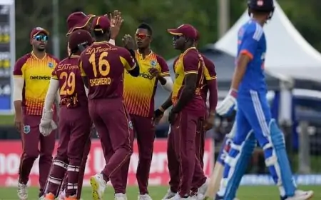 இந்தியாவுக்கு எதிரான தொடரை வென்றது மே.இ.தீவுகள்