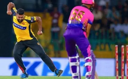 கொழும்பு  அணியை இலகுவாக சுருட்டியது காலி டைட்டன்ஸ்!