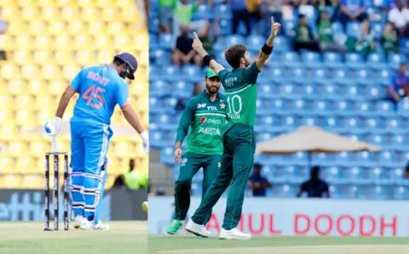 ஆசிய கோப்பை 2023 - இந்தியா - பாகிஸ்தான் போட்டியில் காலி இருக்கைகளுடன் காணப்படும் மைதானம்..!