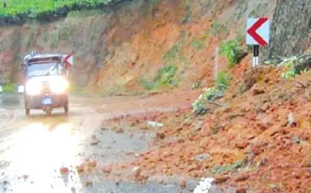 நாட்டின் பல பகுதிகளுக்கு மண்சரிவு எச்சரிக்கை