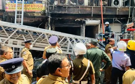 கொழும்பில் பாரிய தீ விபத்து - 23 பேர் வைத்தியசாலையில்