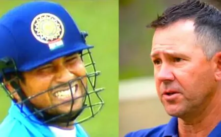 நான் பார்த்த மிகச்சிறந்த ODI பேட்ஸ்மேன் சச்சின் கிடையாது..  இவர்தான்... ரிக்கி பாண்டிங் பரபரப்பு கருத்து!