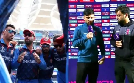 இலங்கைக்கு எதிரா இப்படித்தான் ஜெயிச்சோம்.. ஆப்கானிஸ்தான் வீரர் அசத்தல் பேட்டி!