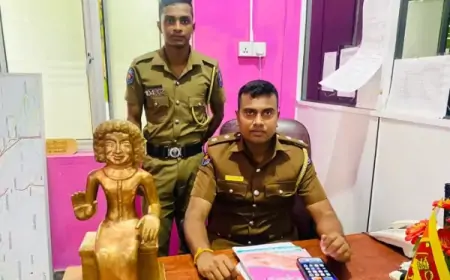 யாழ்ப்பாணத்தில் சிக்கிய ஐம்பொன் சிலை: கடத்தியவர் தப்பியோட்டம்