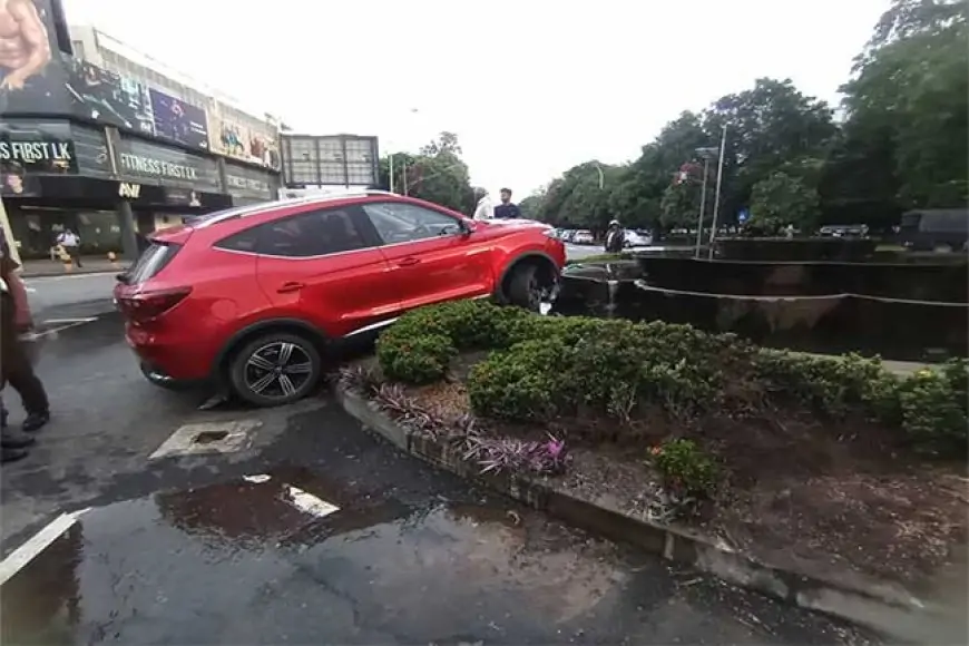 சொகுசு கார் மோதி பொலிஸ் உத்தியோகத்தர் உயிரிழப்பு