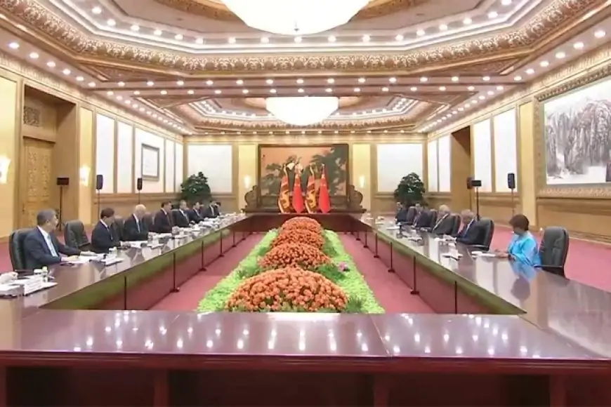 ஜனாதிபதிக்கும், சீன ஜனாதிபதிக்கும் இடையில் சந்திப்பு