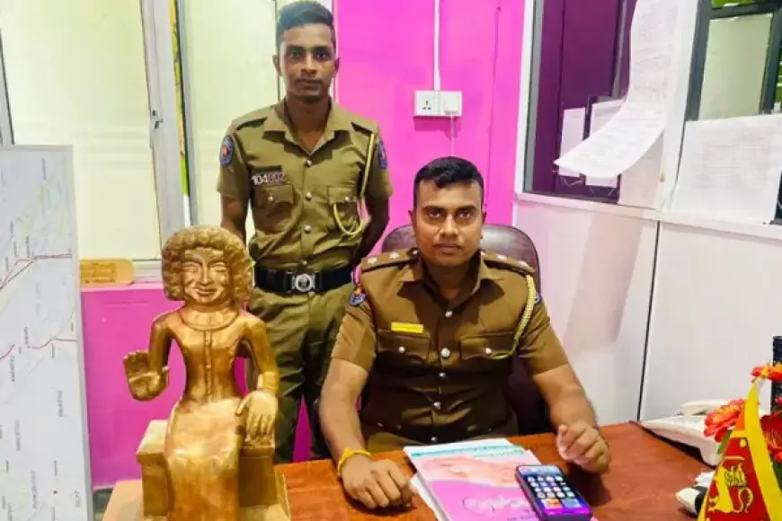 யாழ்ப்பாணத்தில் சிக்கிய ஐம்பொன் சிலை: கடத்தியவர் தப்பியோட்டம்