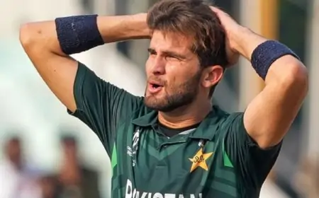 17 நிமிடங்களில் மாறிய பாகிஸ்தான் வரலாறு.. ஷாகின் அப்ரிடிக்கு முதலிடம்!