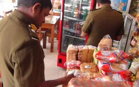 ஹட்டன் நகரில் பொது சுகாதார உத்தியோகஸத்தர்களால் திடீர் சோதனை