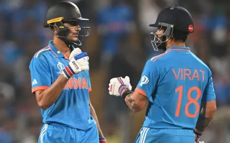 முதலிடம் பிடித்த ஷுப்மன் கில்... சச்சின், தோனி வரிசையில் இணைந்தார்!