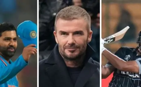 அரையிறுதிப் போட்டியை நேரில் பார்க்கவுள்ள கால்பந்தாட்ட வீரர் டேவிட் பெக்கம்!