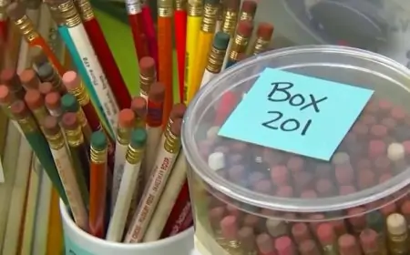  69,255 பென்சில்களை சேகரித்து கின்னஸ் உலக சாதனை!