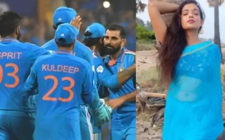 இந்தியா வென்றால் "கடற்கரையில் நிர்வாணமாக ஓடுவேன்"...  பிரபல நடிகை அறிப்பு 