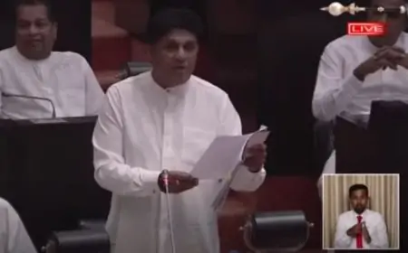 ராஜபக்ஷர்களுக்கு எதிரான தீர்ப்பு : சஜித்தின் உரையால் சூடாகிய சபை... 5 நிமிடங்கள் ஒத்திவைப்பு