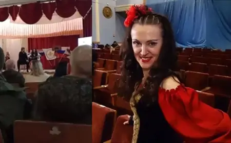 வீரர்களை உற்சாகப்படுத்திய ரஷ்ய நடிகை நேரடி நிகழ்ச்சியில் பலி