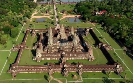 உலகின் எட்டாவது அதிசயமாக அங்கோர் வாட் கோவில்!