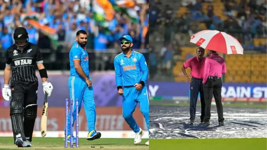 இந்தியா - நியூஸிலாந்து மோதும் அரையிறுதியில் மழை பெய்தால் என்ன நடக்கும்?