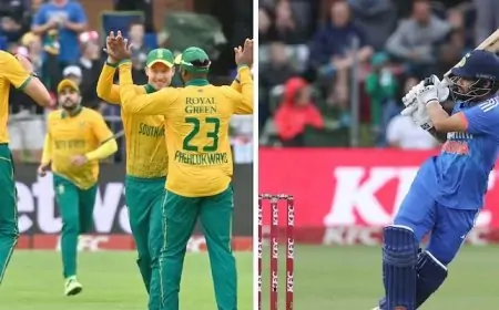 சிக்சர் மழை பொழிந்து இந்திய அணியை வீழ்த்தியது தென் ஆப்பிரிக்கா!