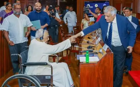 தமிழ் எம்.பிக்களை சந்தித்து பேசினார் ஜனாதிபதி ரணில்