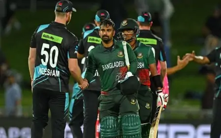 மீண்டும் நியூசிலாந்தில் வரலாற்று சாதனை படைத்த பங்களாதேஷ்!